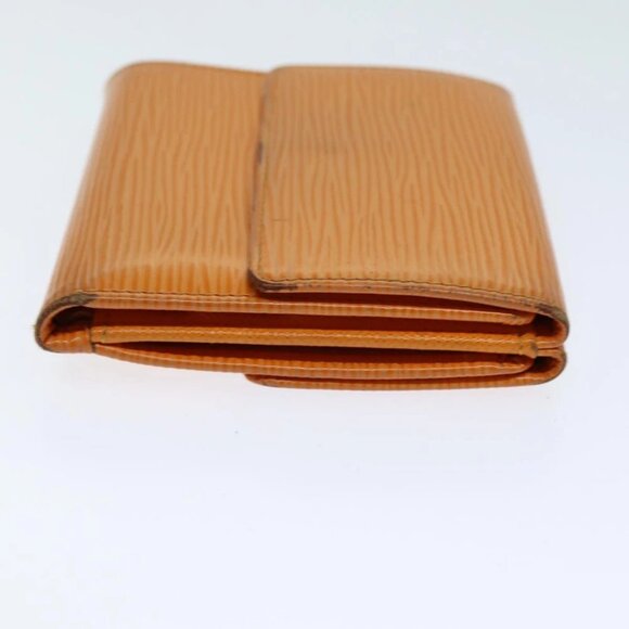 LOUIS VUITTON Epi Portefeuille Elise Wallet Orange Mandarin M6348H LV Auth 82176 - Picture 4 of 15